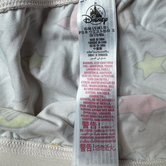 DISNEY Women’s Cartoon Print Pajama Pants Size Large - Picture 3 of 4